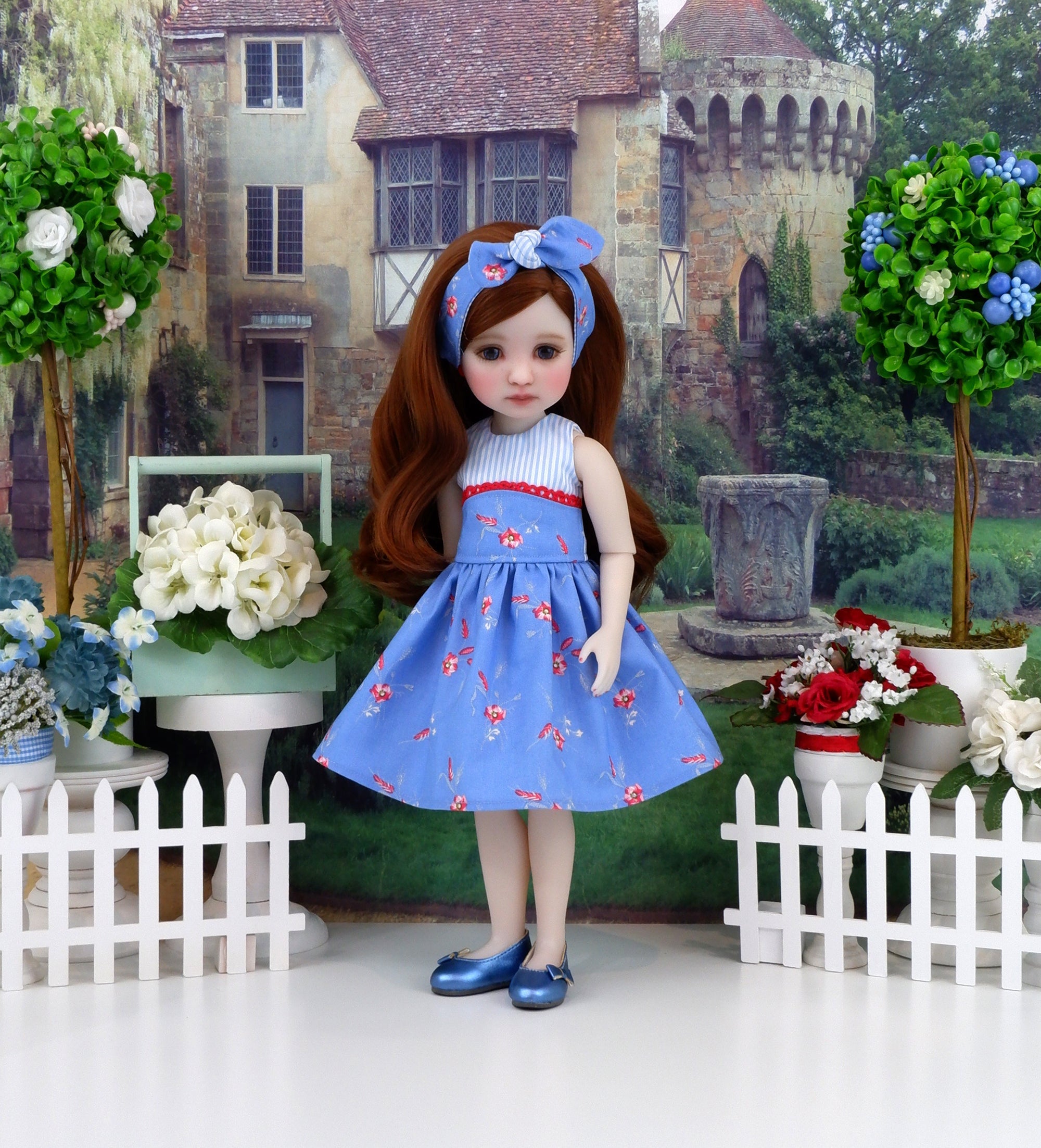 American Wheat Flower - dress and shoes for Ruby Red Fashion Friends d –  Cottontail Doll Designs