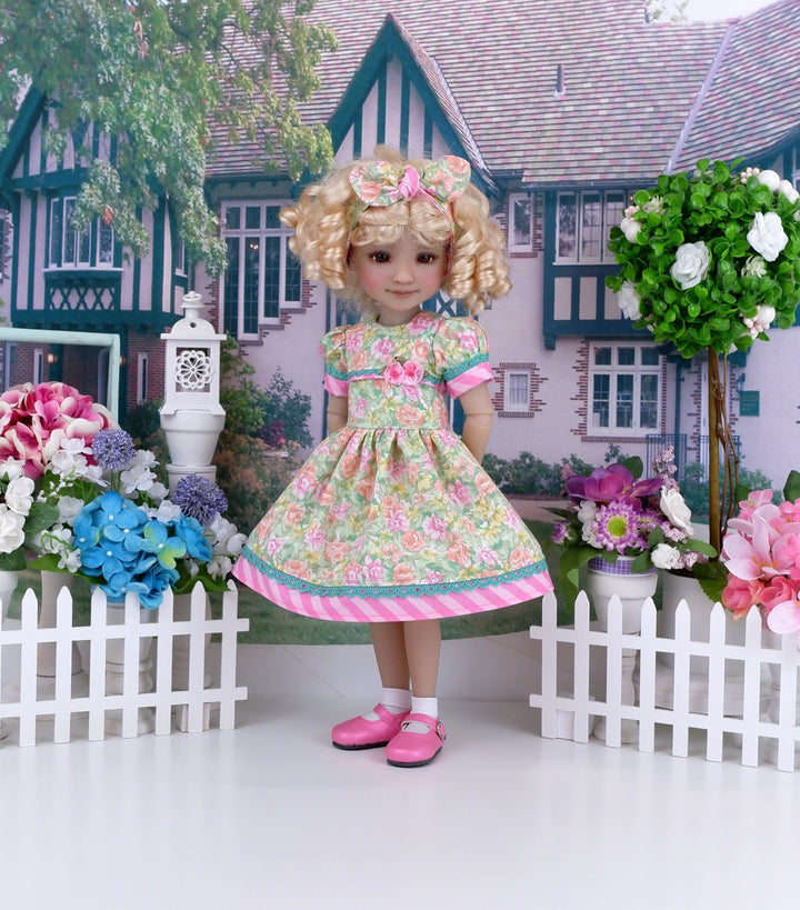 Bountiful Spring - dress and shoes for Ruby Red Fashion Friends doll