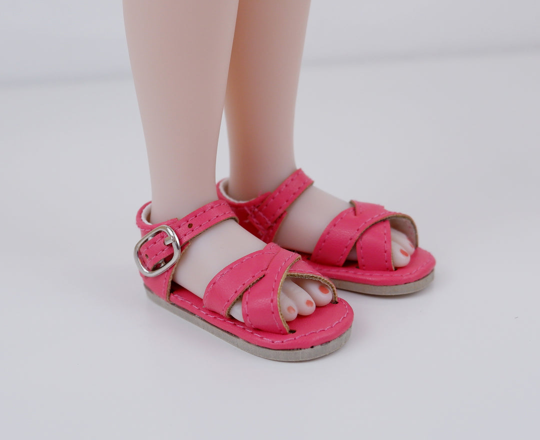 Criss Cross Sandals - 58mm - Fashion Friends doll shoes