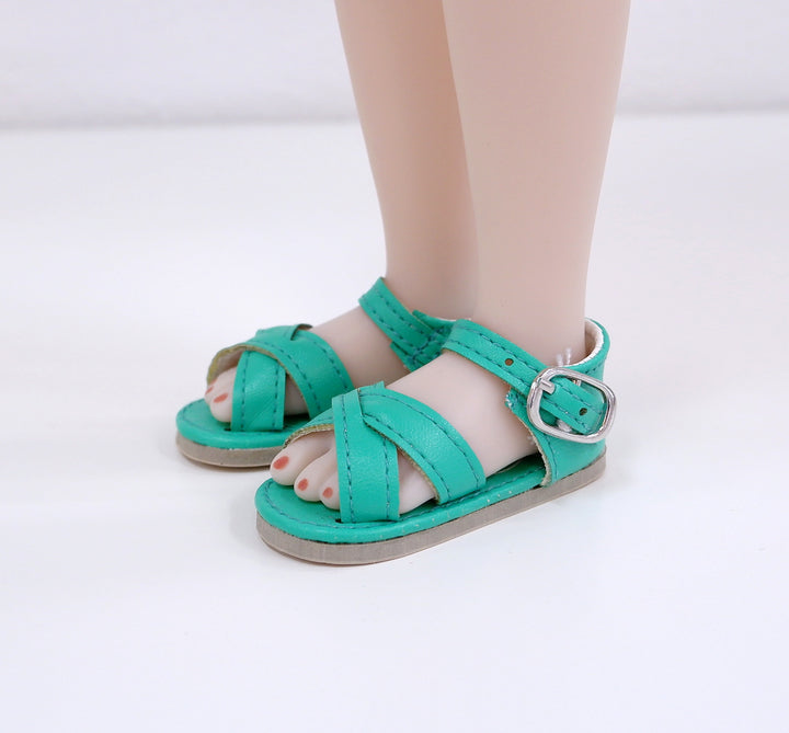 Criss Cross Sandals - 58mm - Fashion Friends doll shoes