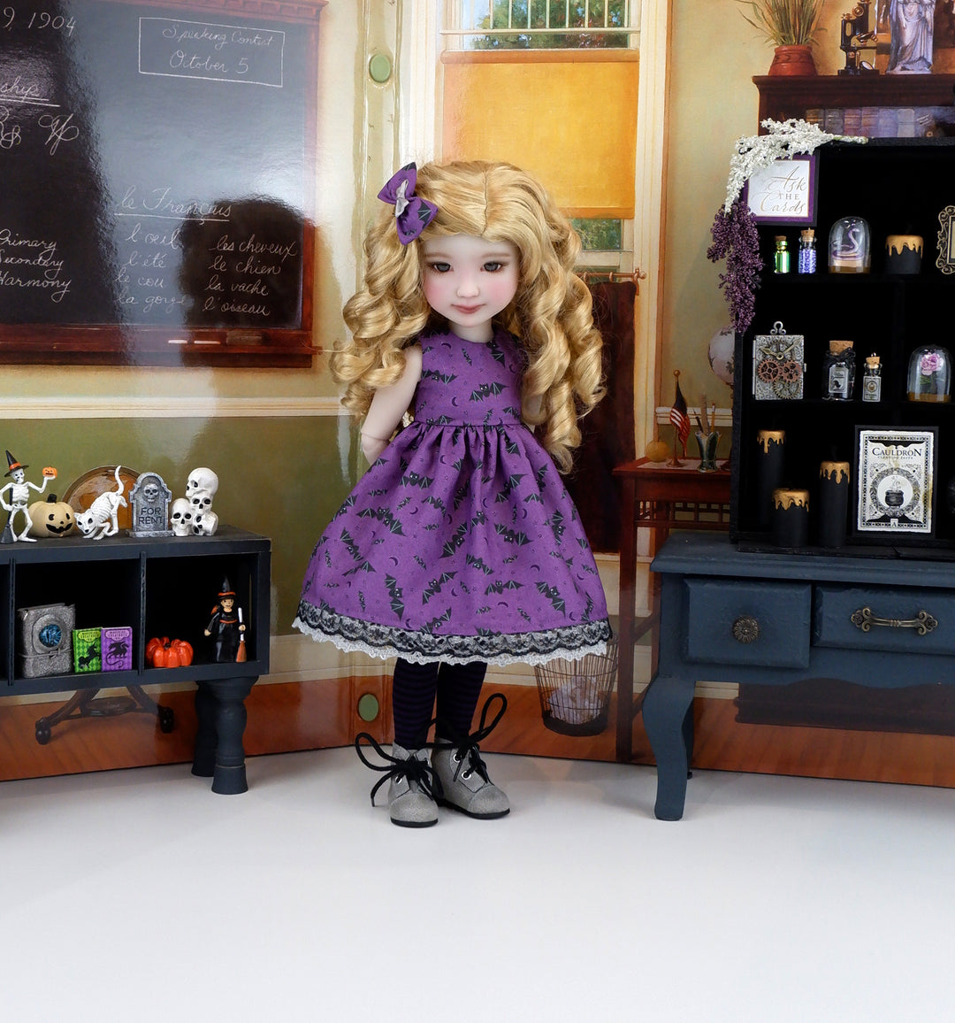 Little Bit Batty - dress with boots for Ruby Red Fashion Friends doll