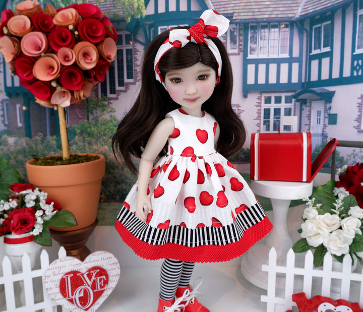 Mon Amour - dress with boots for Ruby Red Fashion Friends doll