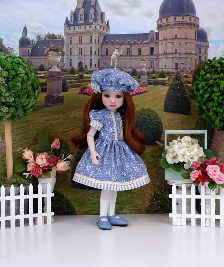 Wedgewood Garden - dress and shoes for Ruby Red Fashion Friends doll