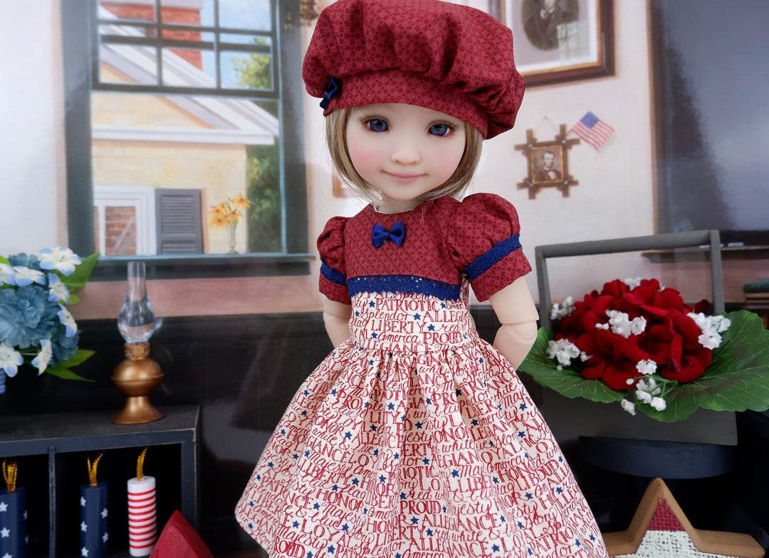 Words of Allegiance - dress and shoes for Ruby Red Fashion Friends doll