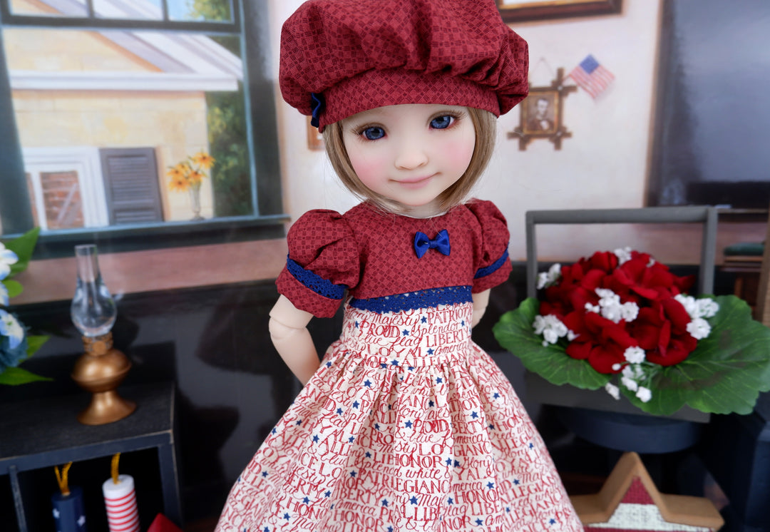 Words of Allegiance - dress and shoes for Ruby Red Fashion Friends doll