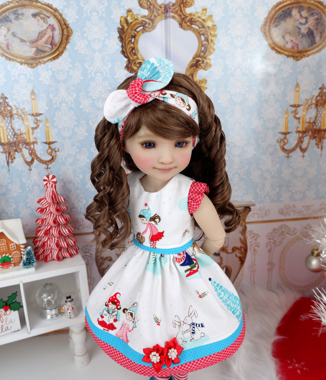 Winter Elves - dress with shoes for Ruby Red Fashion Friends doll