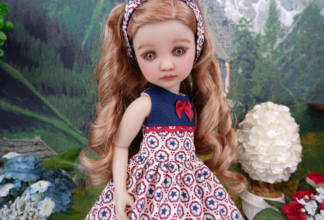 4th Beauty - dress with sandals for Ruby Red Fashion Friends doll