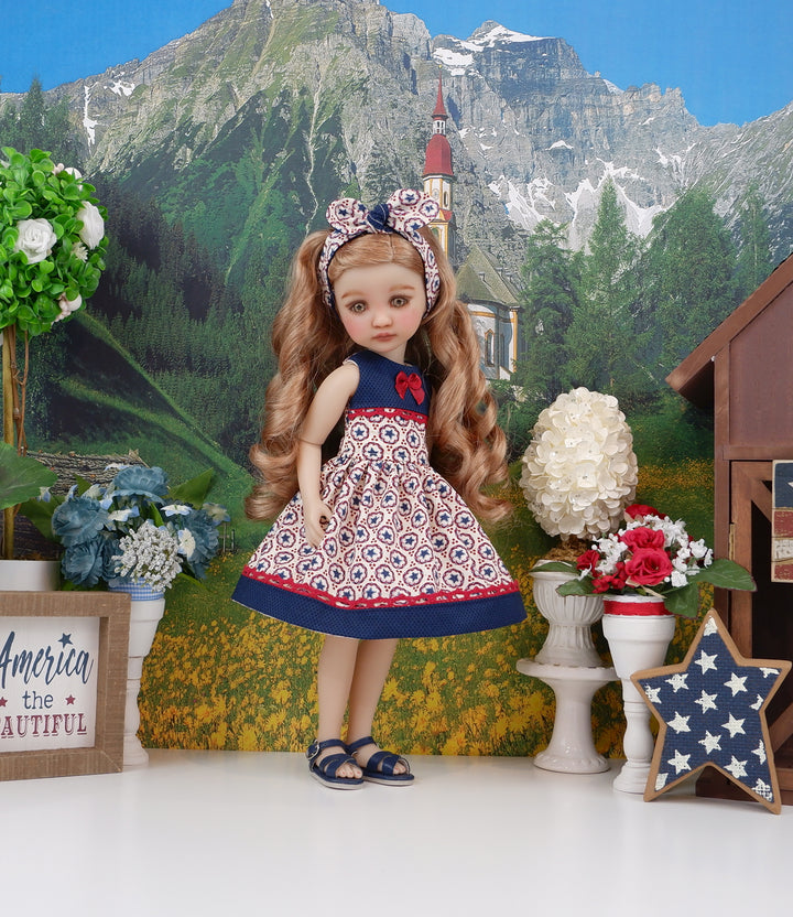 4th Beauty - dress with sandals for Ruby Red Fashion Friends doll