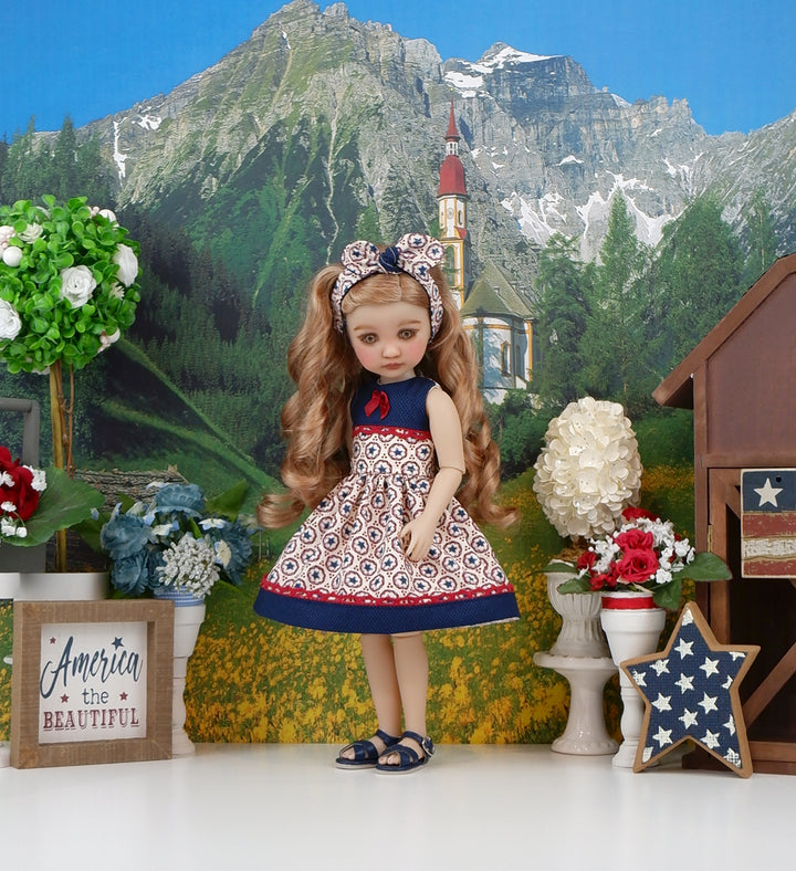 4th Beauty - dress with sandals for Ruby Red Fashion Friends doll
