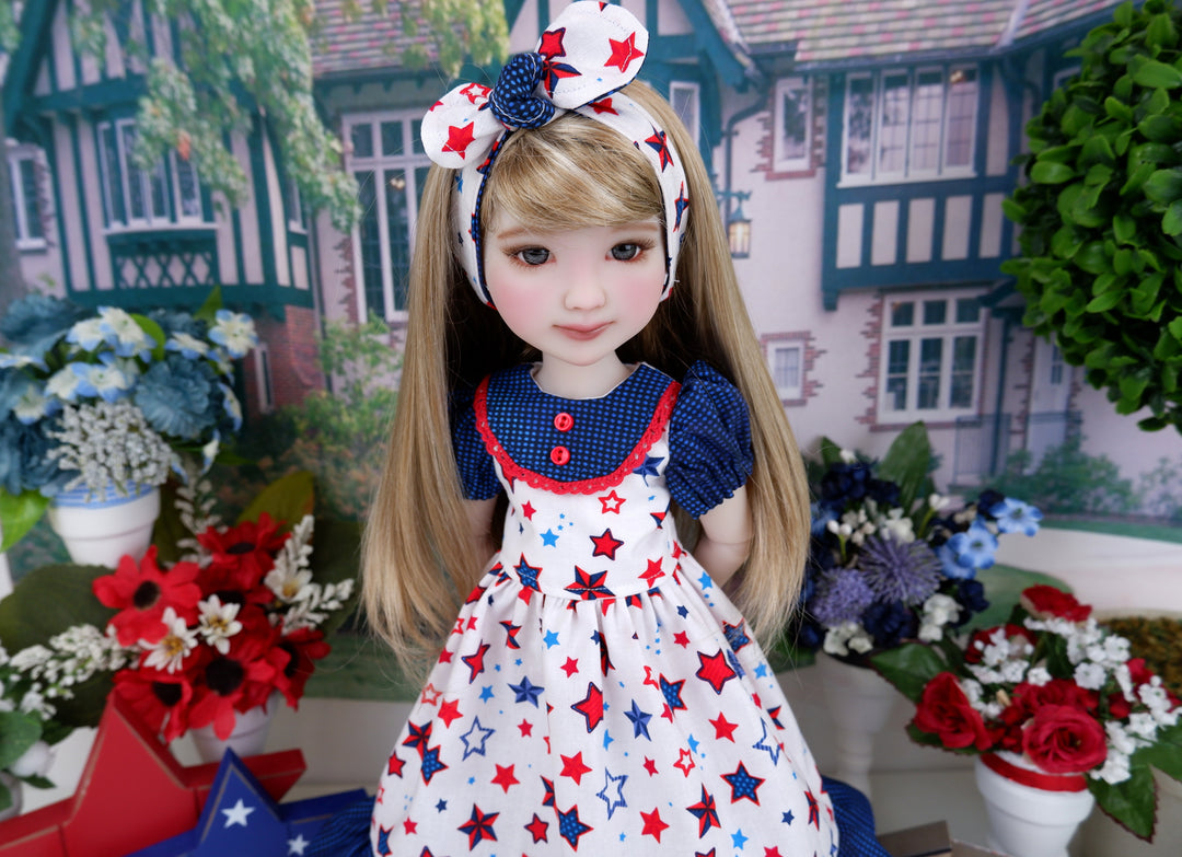 4th Celebration - dress with shoes for Ruby Red Fashion Friends doll