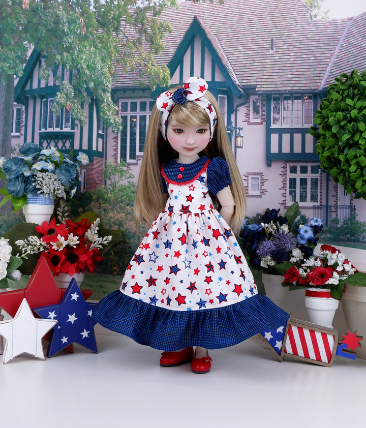 4th Celebration - dress with shoes for Ruby Red Fashion Friends doll