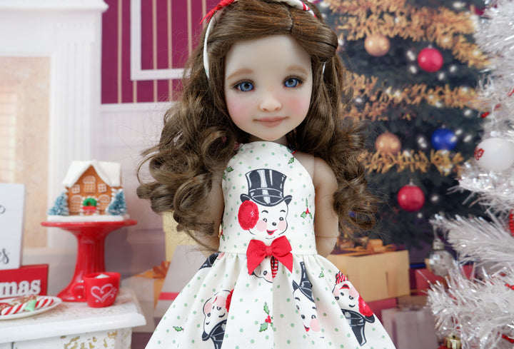 50s Snowman - dress with shoes for Ruby Red Fashion Friends doll