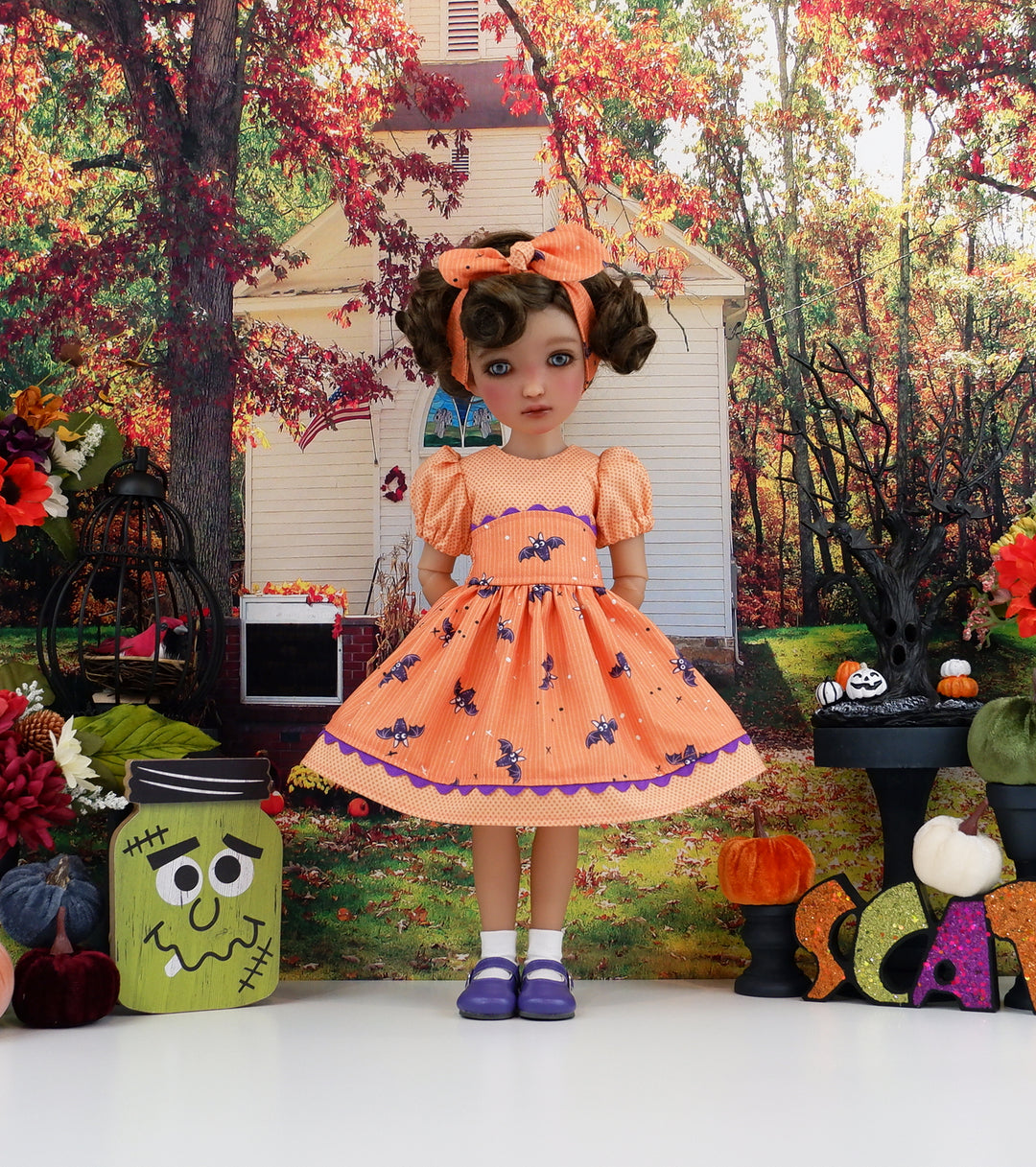 A Little Batty - dress with shoes for Ruby Red Fashion Friends doll