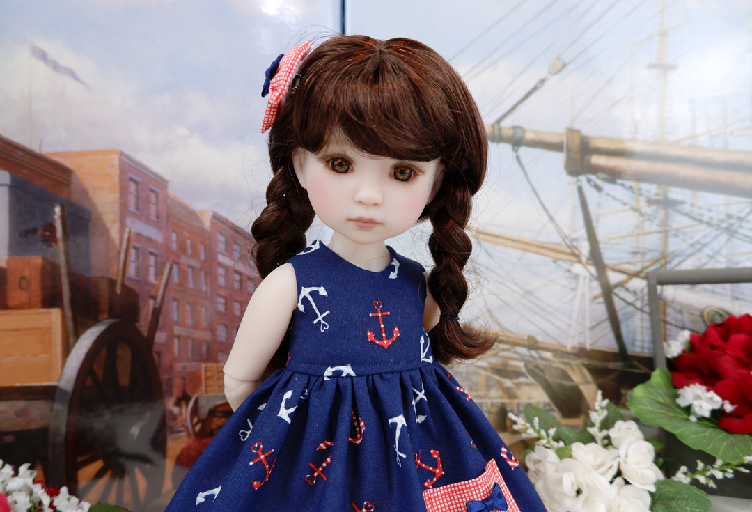 Ahoy - dress with sandals for Ruby Red Fashion Friends doll