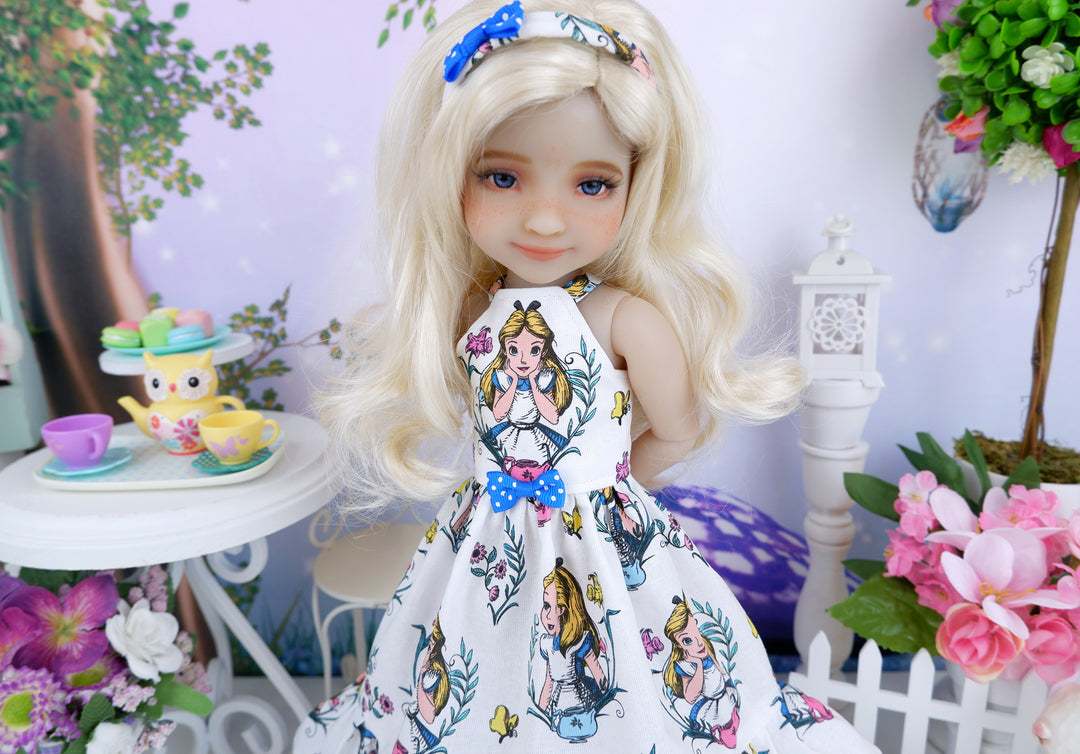 Alice Cameo - dress with sandals for Ruby Red Fashion Friends doll
