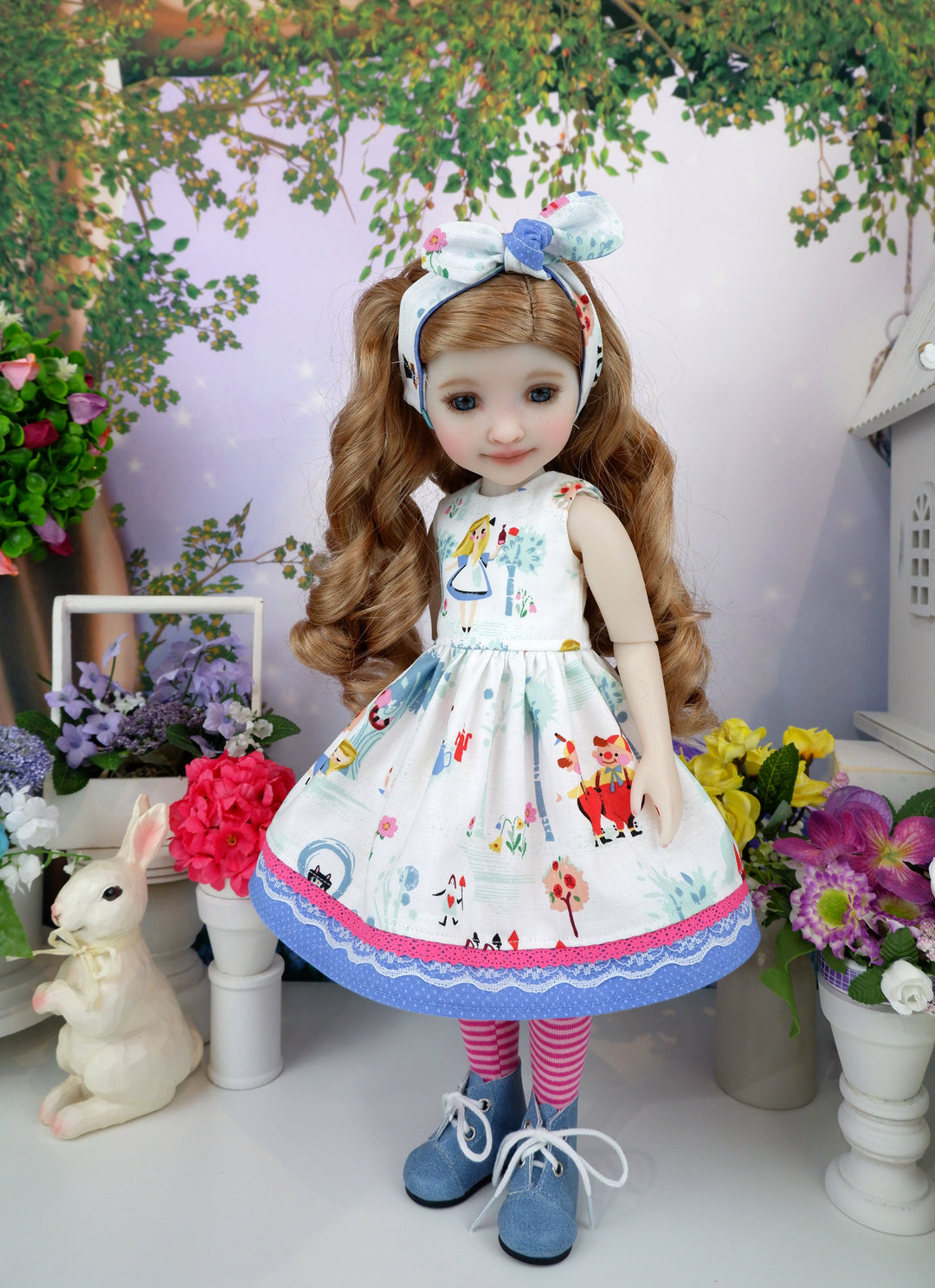 Alice's Story - dress with boots for Ruby Red Fashion Friends doll