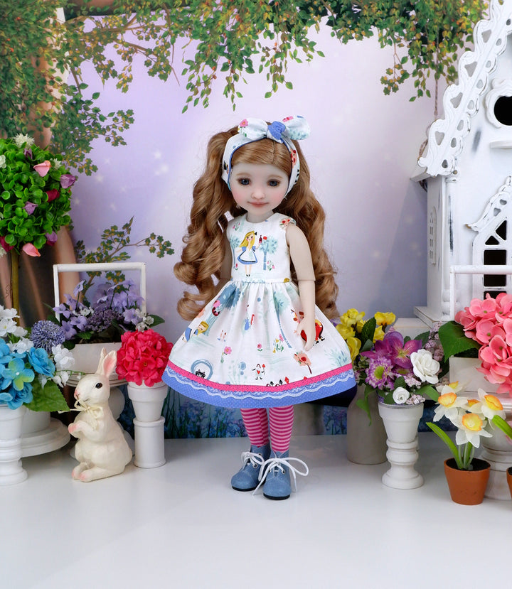 Alice's Story - dress with boots for Ruby Red Fashion Friends doll