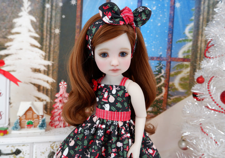 All About Christmas - dress with saddle shoes for Ruby Red Fashion Friends doll