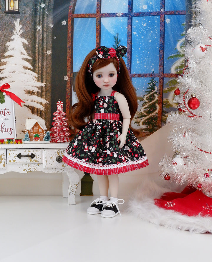 All About Christmas - dress with saddle shoes for Ruby Red Fashion Friends doll