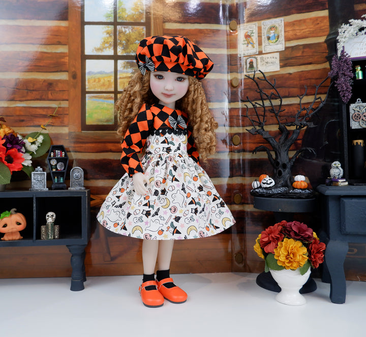 All Things Halloween - dress and shoes for Ruby Red Fashion Friends doll