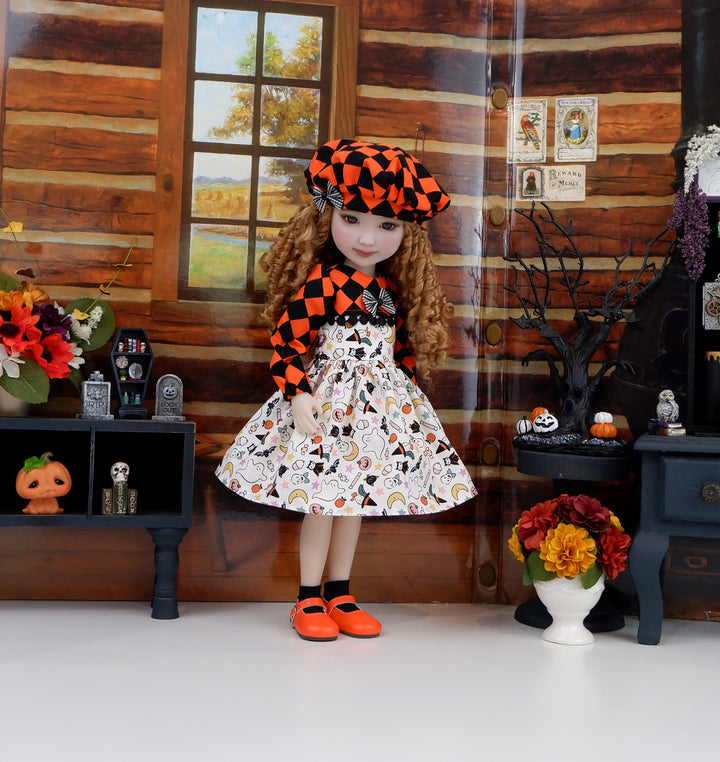 All Things Halloween - dress and shoes for Ruby Red Fashion Friends doll