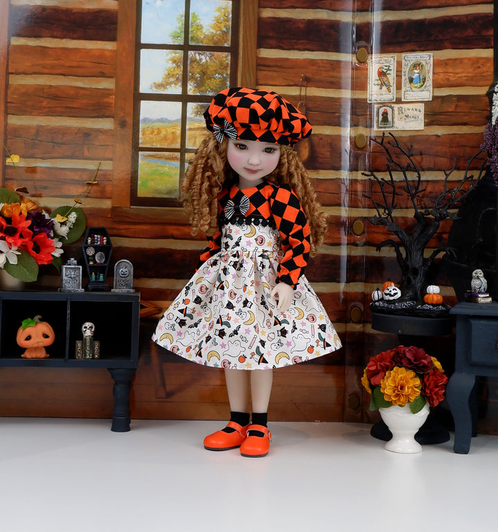 All Things Halloween - dress and shoes for Ruby Red Fashion Friends doll