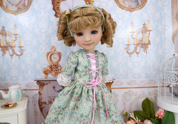 Alpine Spring - dress ensemble with boots for Ruby Red Fashion Friends doll