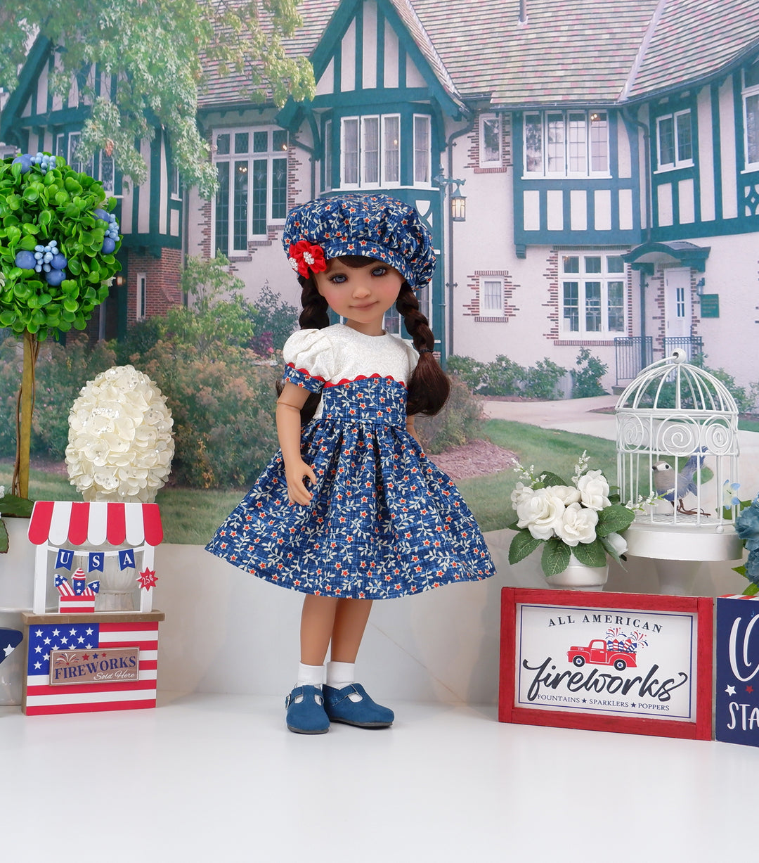American Beauty - dress and shoes for Ruby Red Fashion Friends doll