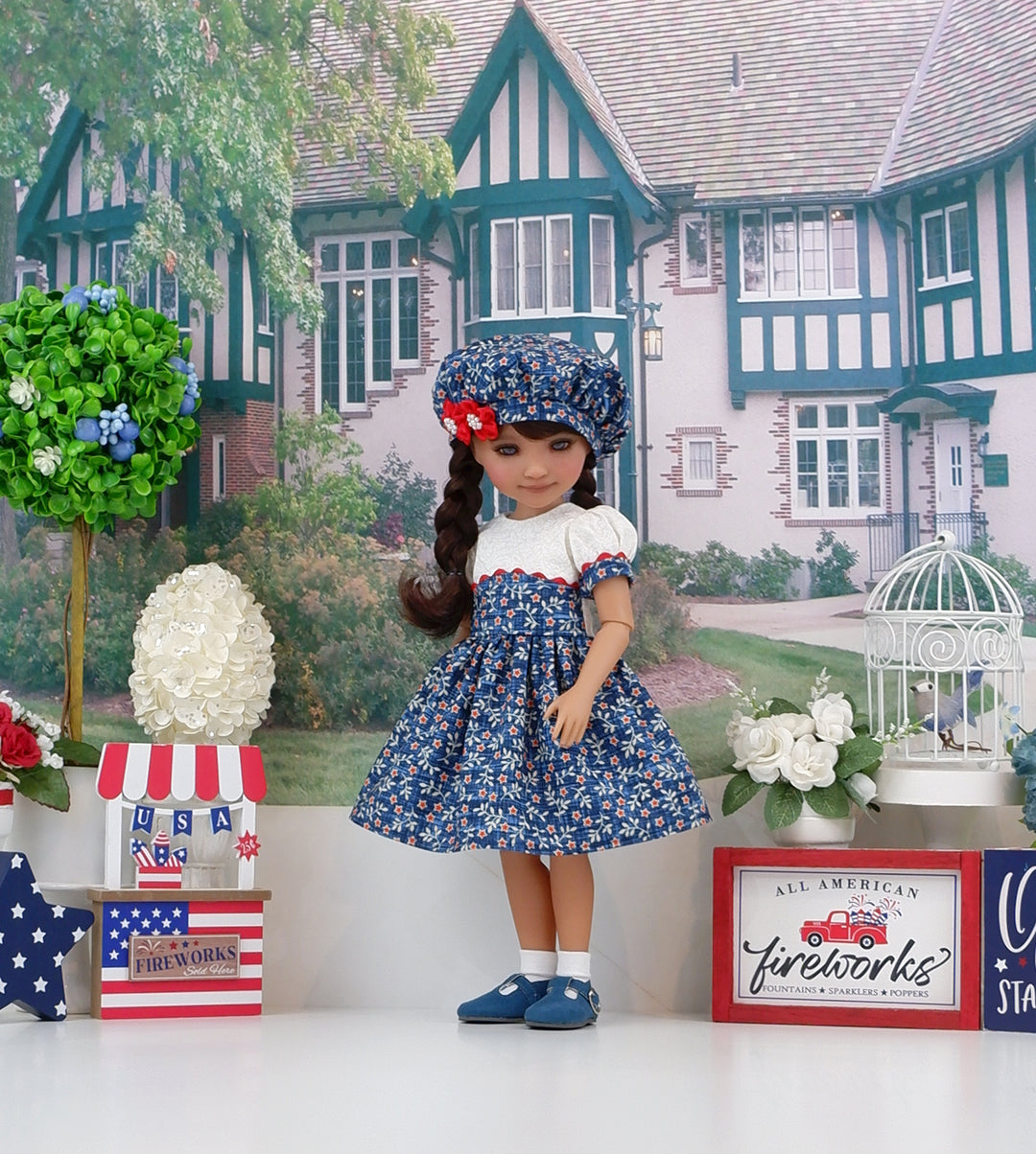 American Beauty - dress and shoes for Ruby Red Fashion Friends doll