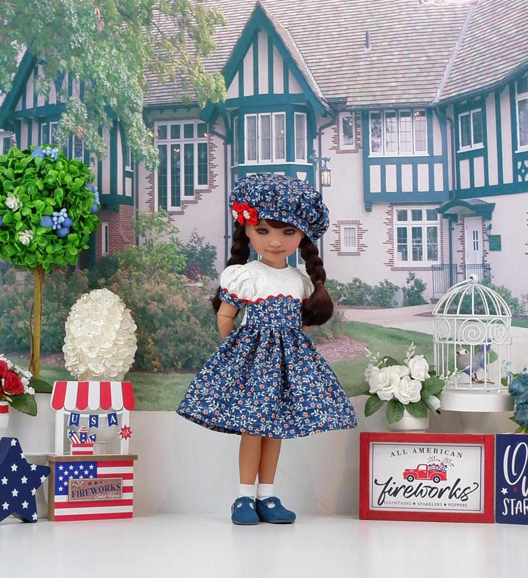 American Beauty - dress and shoes for Ruby Red Fashion Friends doll