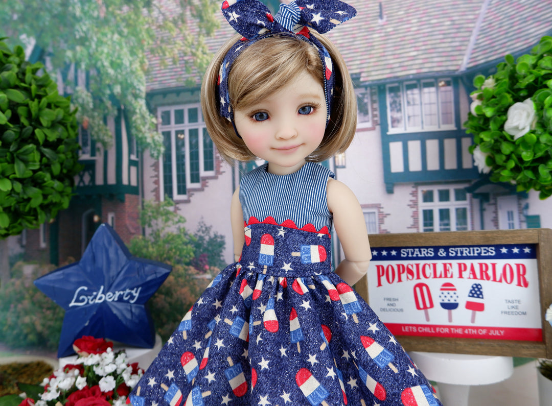 American Popsicle - dress with sandals for Ruby Red Fashion Friends doll