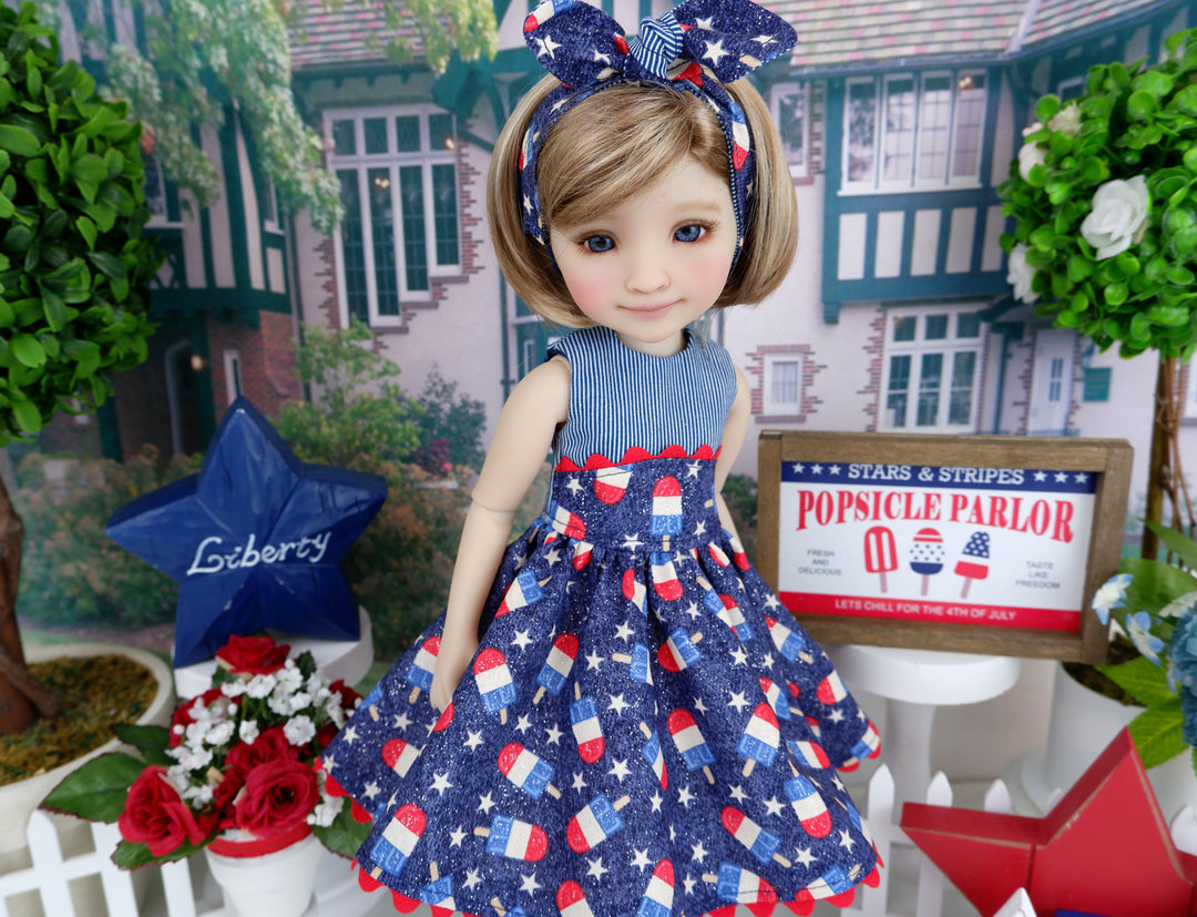 American Popsicle - dress with sandals for Ruby Red Fashion Friends doll