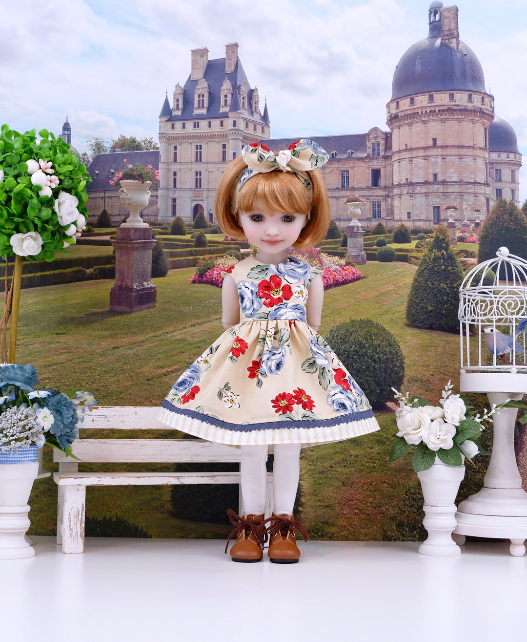 Americana Rose - dress & boots for Ruby Red Fashion Friends doll