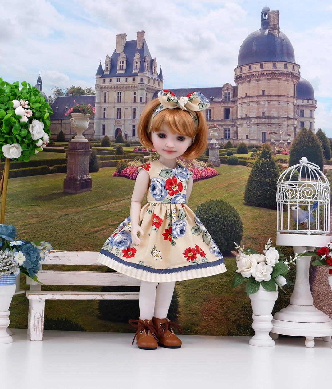 Americana Rose - dress & boots for Ruby Red Fashion Friends doll