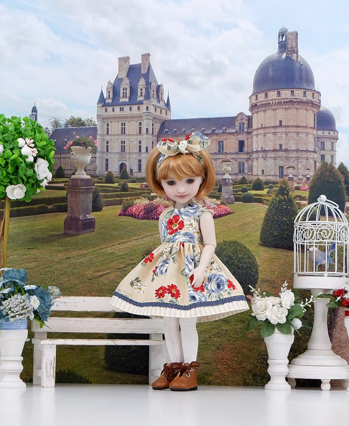 Americana Rose - dress & boots for Ruby Red Fashion Friends doll