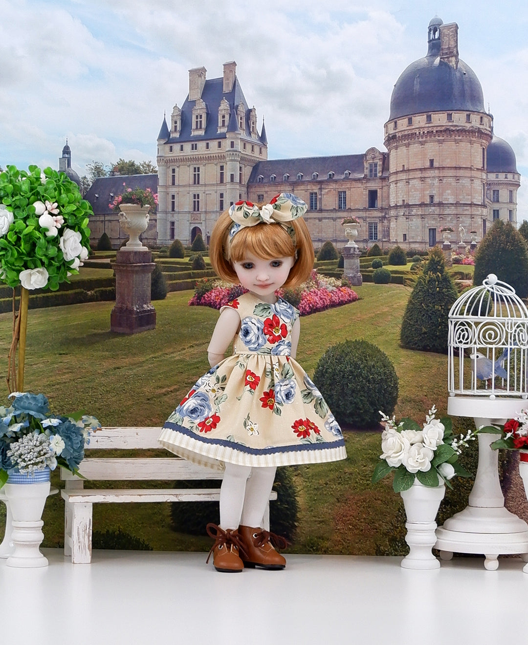Americana Rose - dress & boots for Ruby Red Fashion Friends doll