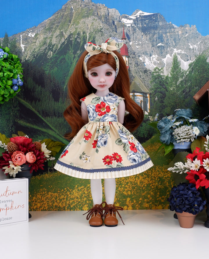 Americana Rose - dress & boots for Ruby Red Fashion Friends doll