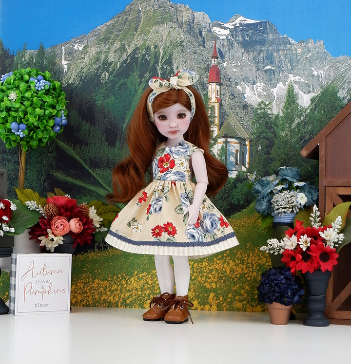 Americana Rose - dress & boots for Ruby Red Fashion Friends doll