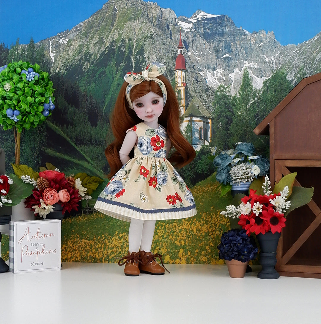 Americana Rose - dress & boots for Ruby Red Fashion Friends doll