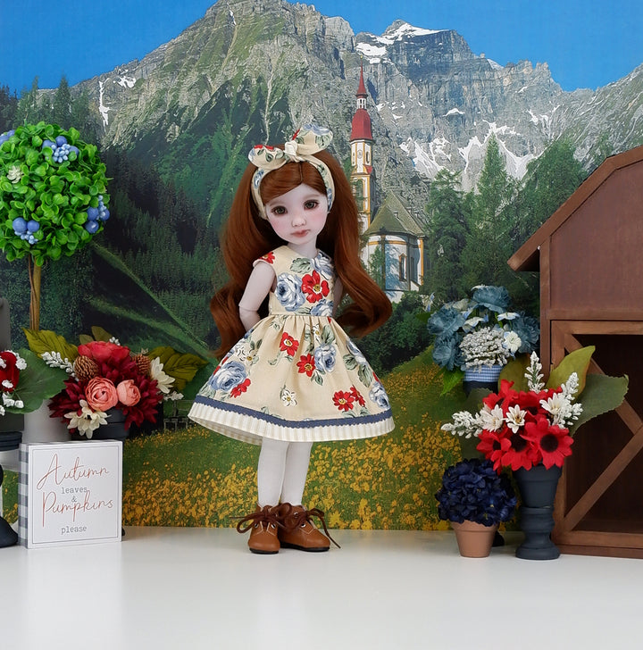 Americana Rose - dress & boots for Ruby Red Fashion Friends doll