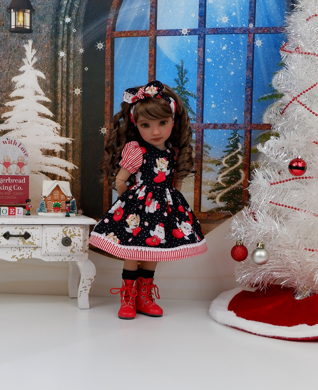 Angel Kittens - dress and boots for Ruby Red Fashion Friends doll