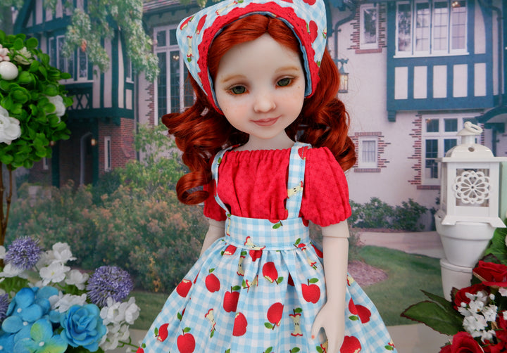 Apple Dumpling - custom Strawberry Shortcake theme Ruby Red Fashion Friend doll & wardrobe