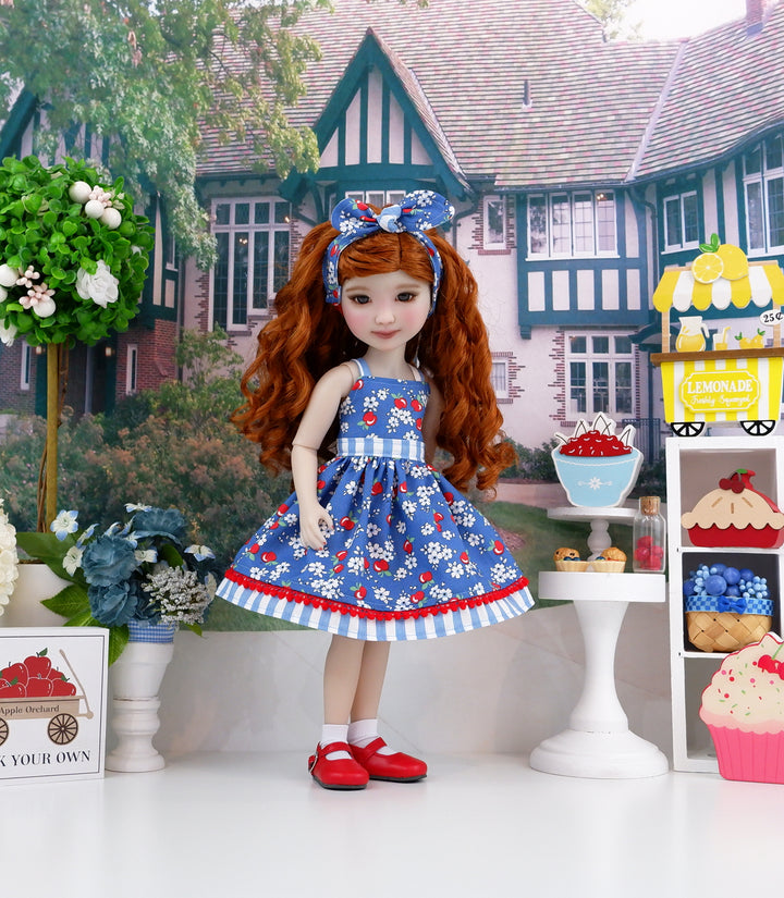 Apple Picking - dress with shoes for Ruby Red Fashion Friends doll