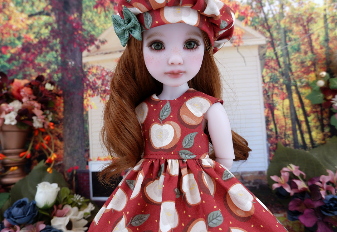 Apple Spice - dress with boots for Ruby Red Fashion Friends doll