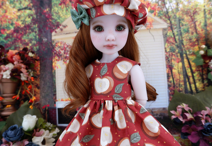Apple Spice - dress with boots for Ruby Red Fashion Friends doll