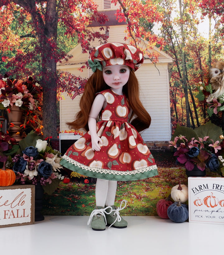 Apple Spice - dress with boots for Ruby Red Fashion Friends doll