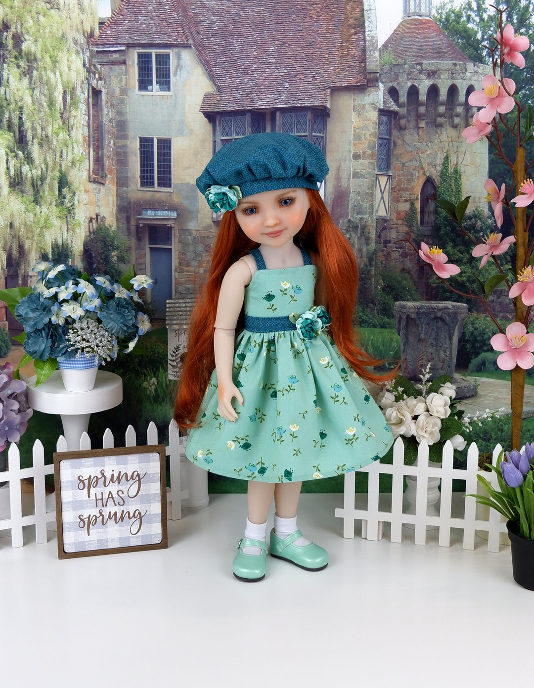 April Friendship - dress and shoes for Ruby Red Fashion Friends doll