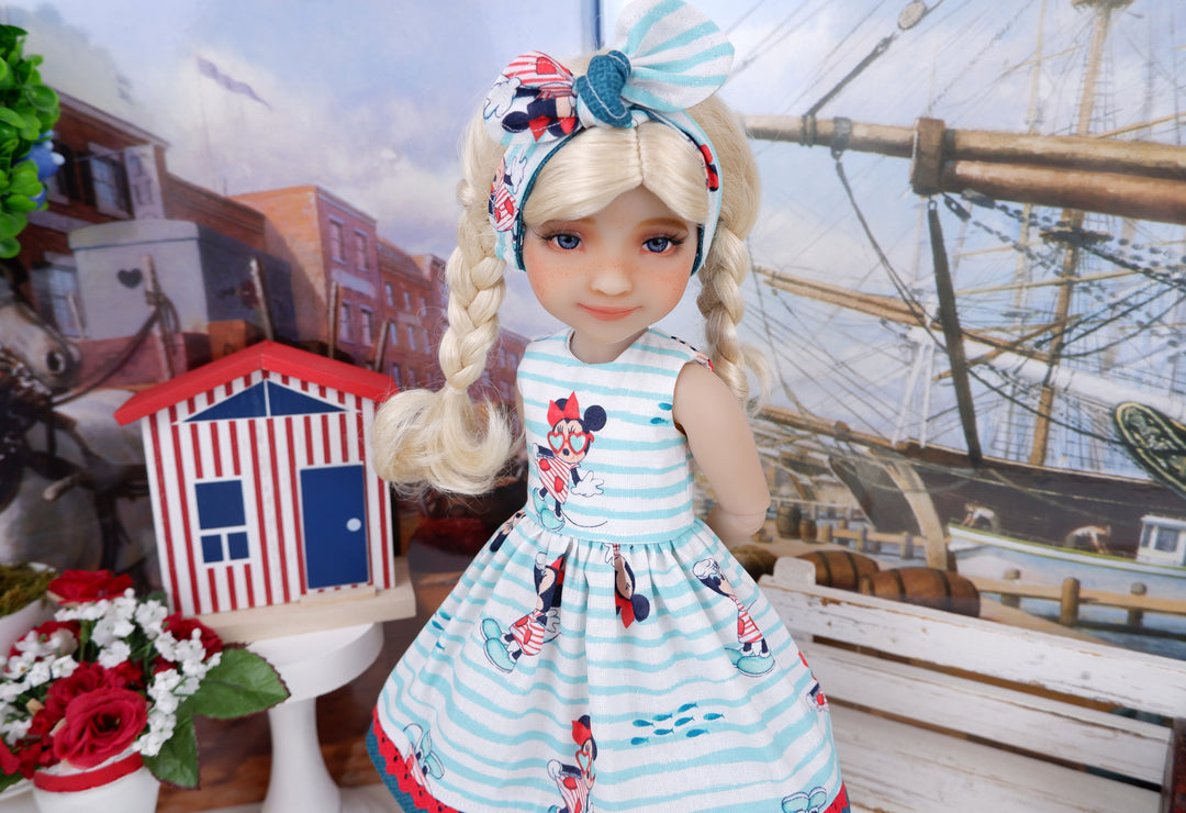 Aquarium Minnie - dress with boots for Ruby Red Fashion Friends doll