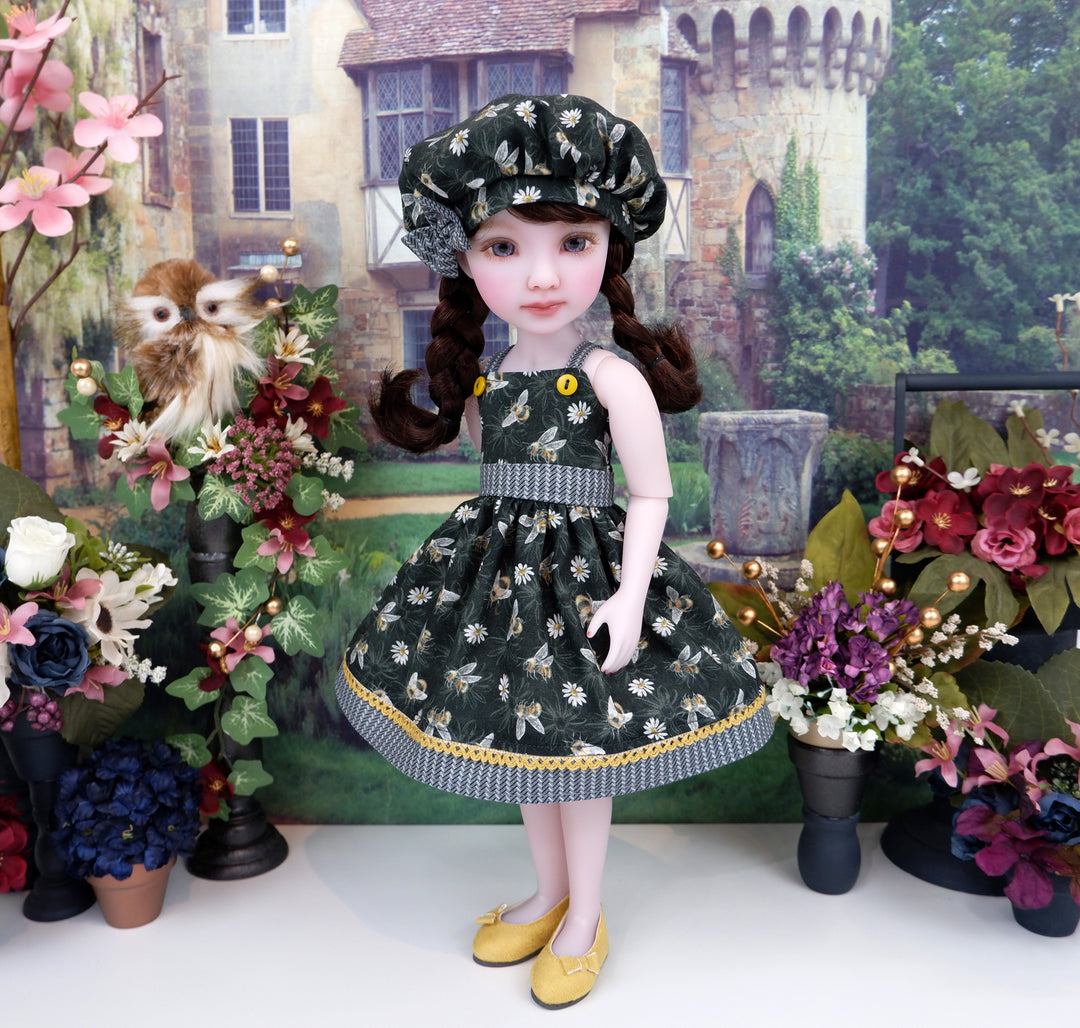 Autumn Bee - dress with shoes for Ruby Red Fashion Friends doll