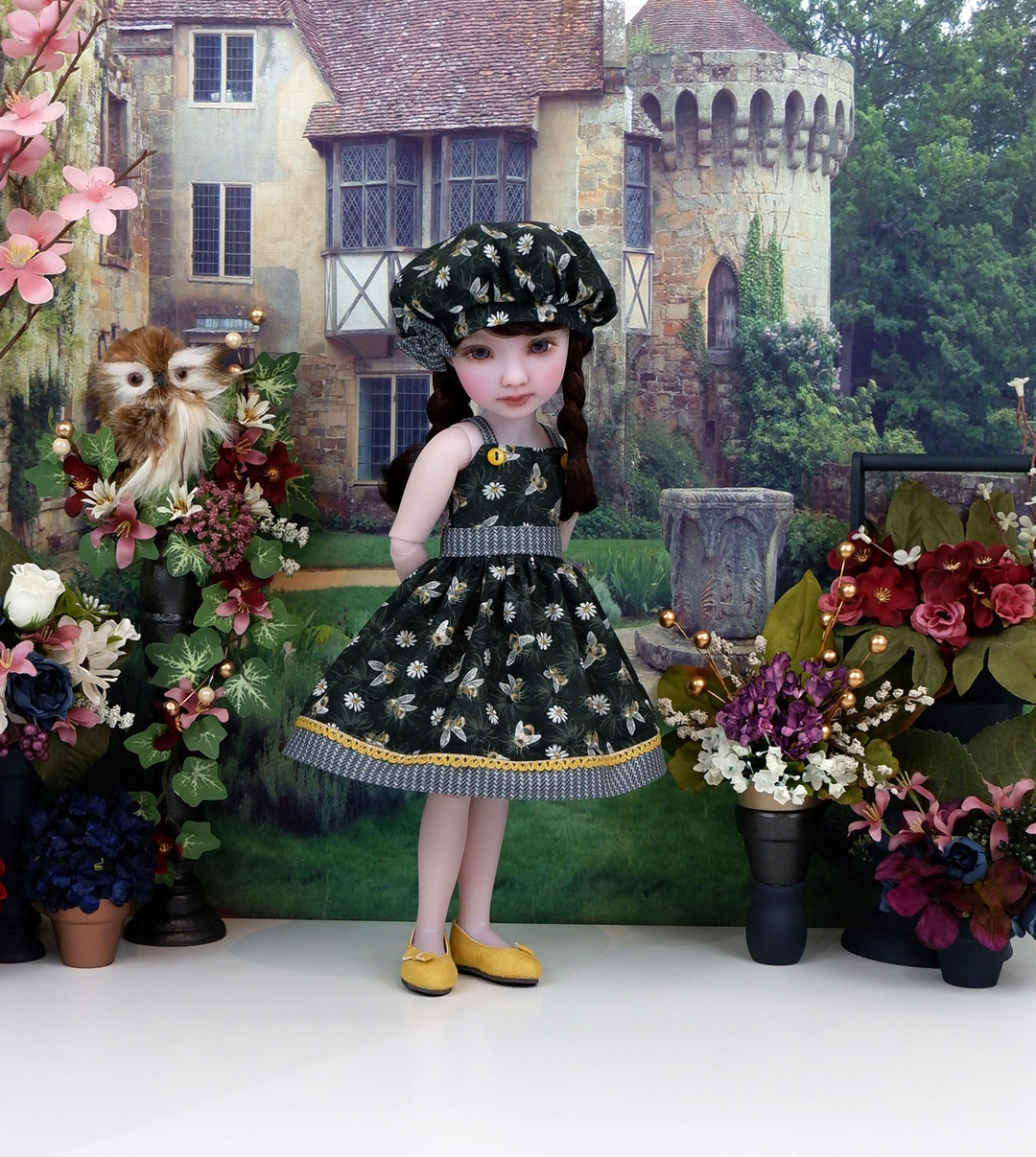 Autumn Bee - dress with shoes for Ruby Red Fashion Friends doll